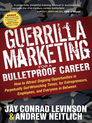 cover image of Guerrilla Marketing for a Bulletproof Career